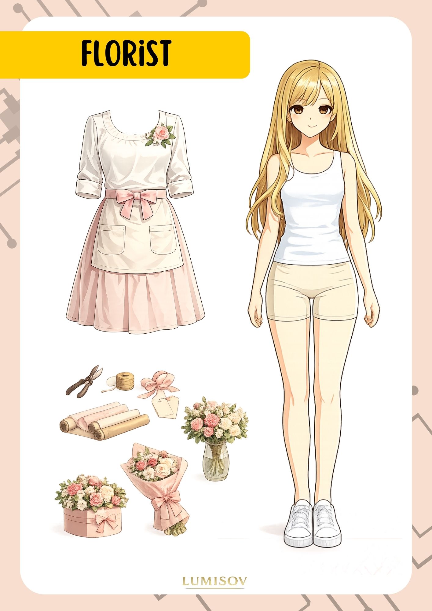 Career Dress-Up Dolls Florist